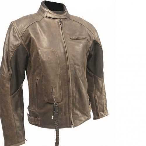 Airbag kabát Helite Roadster Vintage barna bőr  barna  M Helite