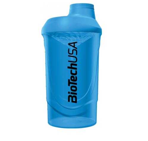 Átlátszó Wave Shaker - 600 ml  kék Biotech