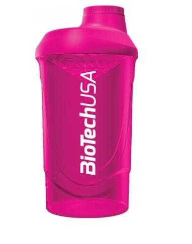 Átlátszó Wave Shaker - 600 ml  magenta-pink Biotech