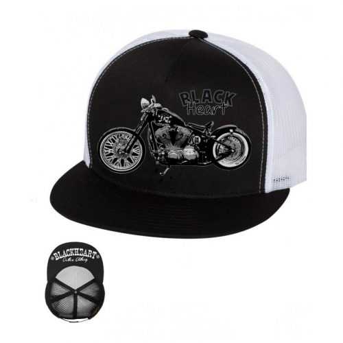 Baseball sapka BLACK HEART Bastard Bobber Trucker  fehér Black heart