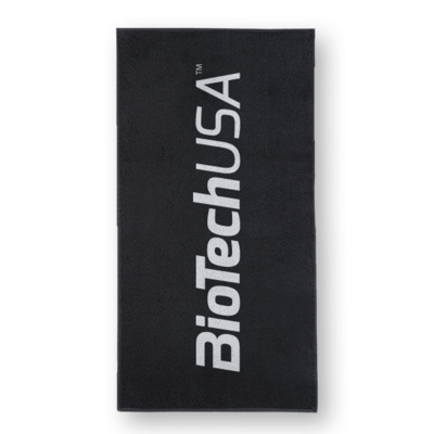 BiotechUsa törölköző 50x100  Fekete Biotech
