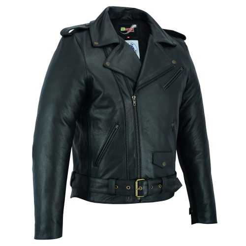 Bőr motoros kabát BSTARD BSM 7830  fekete  XL B-star moto
