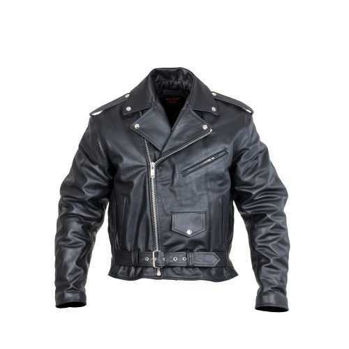 Bőr motoros kabát Sodager Live To Ride Jacket  fekete  3XL Sodager