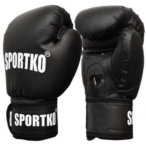Boxkesztyű SportKO PD1  fekete  12oz Sportko