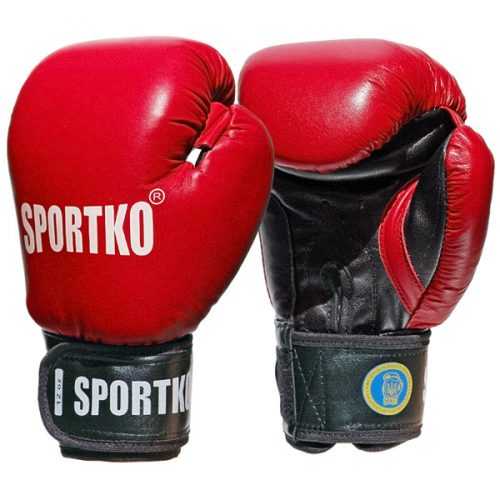 Boxkesztyű SportKO PK1  piros  12oz Sportko