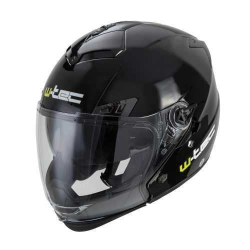 Bukósisak W-TEC NK-850  fényes fekete  S (55-56) W-tec
