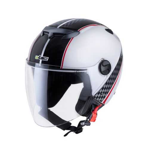 Bukósisak W-TEC YM-617  Race White  XS (53-54) W-tec