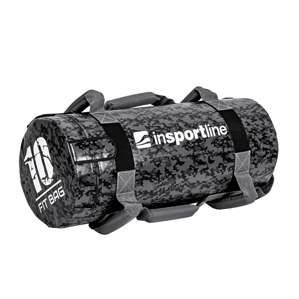 Erősítő zsák fogantyúkkal inSPORTline Fitbag Camu 10 kg Insportline
