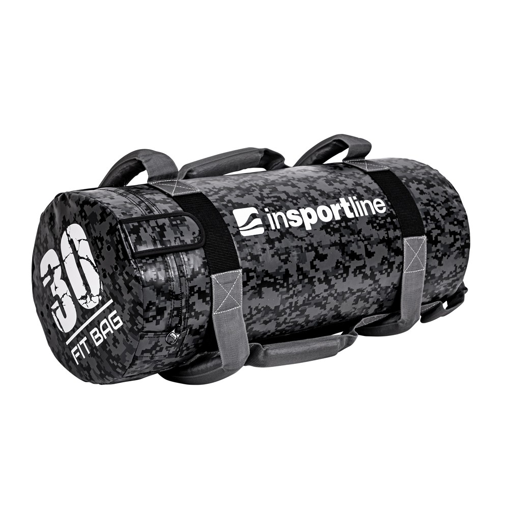 Erősítő zsák fogantyúkkal inSPORTline Fitbag Camu 30 kg Insportline