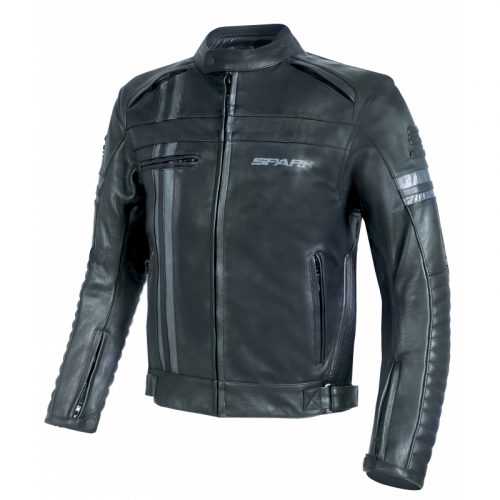 Férfi bőr motoros kabát Spark Brono Evo  fekete  3XL Spark