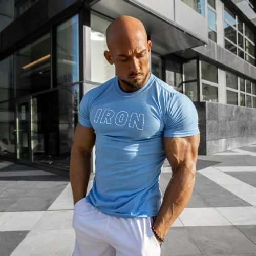 Férfi fitness póló IRON