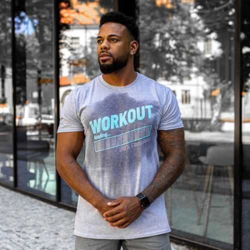 Férfi fitness póló Iron Aesthetics Activated Workout