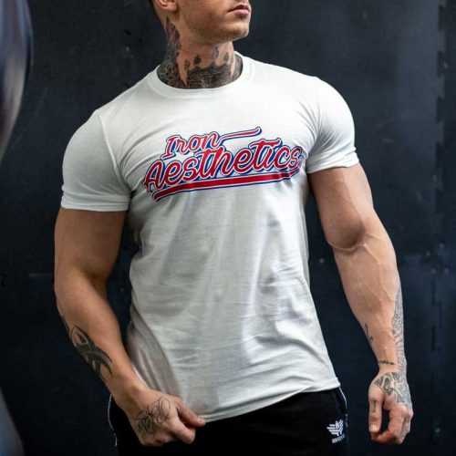 Férfi fitness póló Iron Aesthetics BASEBALL