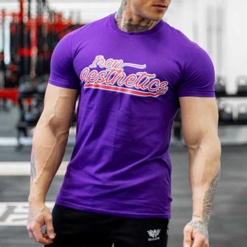Férfi fitness póló Iron Aesthetics BASEBALL