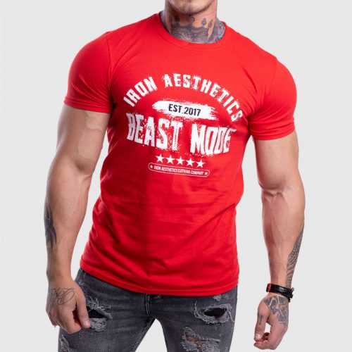 Férfi fitness póló Iron Aesthetics Beast Mode Est. 2017