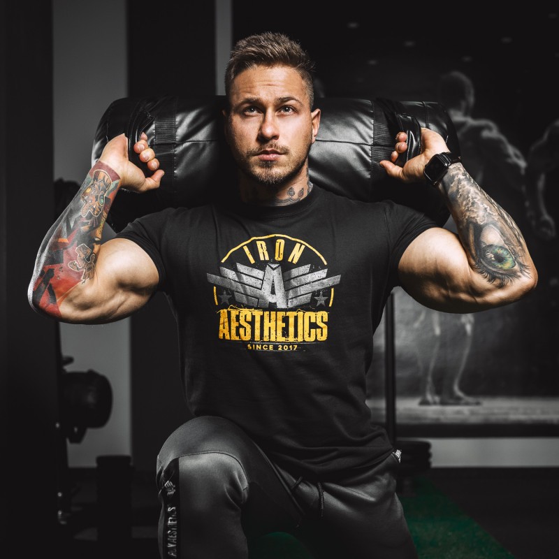 Férfi fitness póló Iron Aesthetics Force