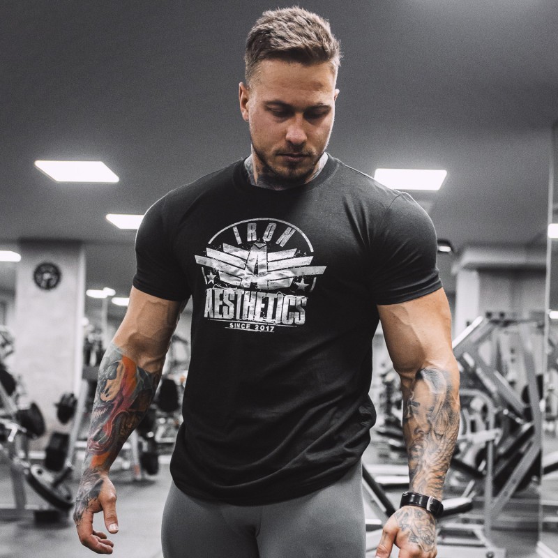 Férfi fitness póló Iron Aesthetics Force