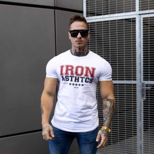 Férfi fitness póló Iron Aesthetics VARSITY