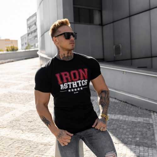 Férfi fitness póló Iron Aesthetics VARSITY