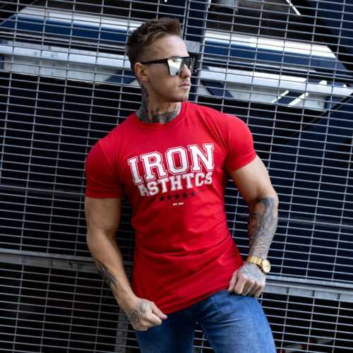 Férfi fitness póló Iron Aesthetics VARSITY