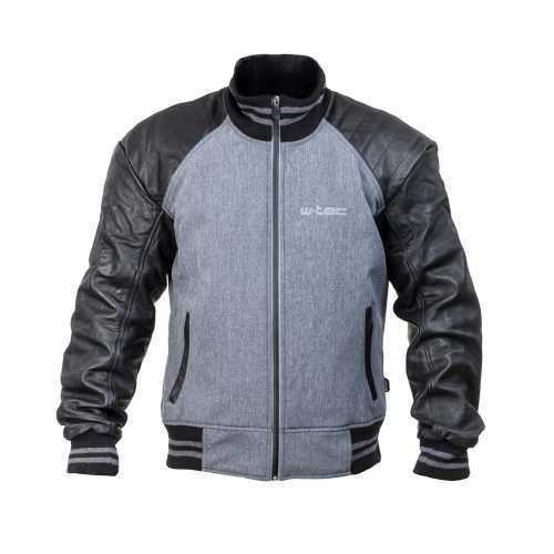 Férfi motoros kabát W-TEC Janchee NF-2718  fekete-szürke  4XL W-tec