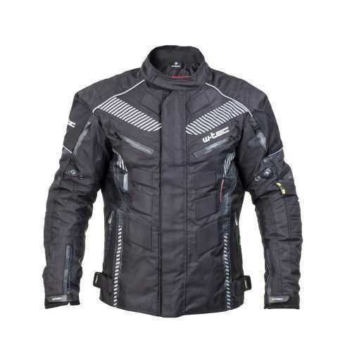 Férfi motoros kabát W-TEC Kamicer NF-2100  fekete-szürke  3XL W-tec