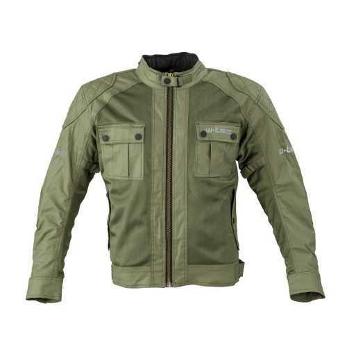 Férfi motoros kabát W-TEC Rotenhan  Deep Forest Green  3XL W-tec