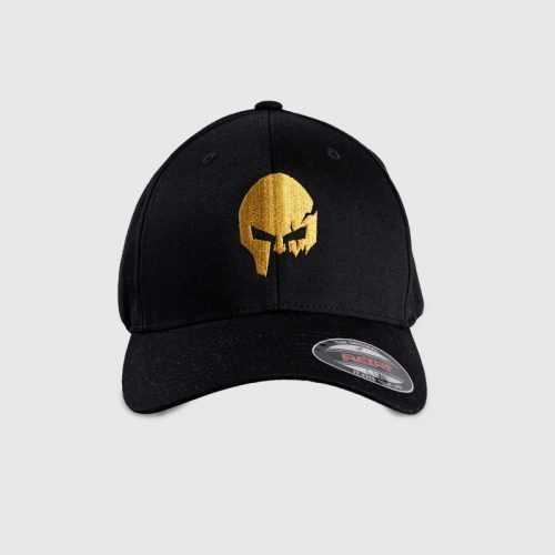 Férfi siltes sapka Iron Aesthetics FlexFit SKULL GOLD