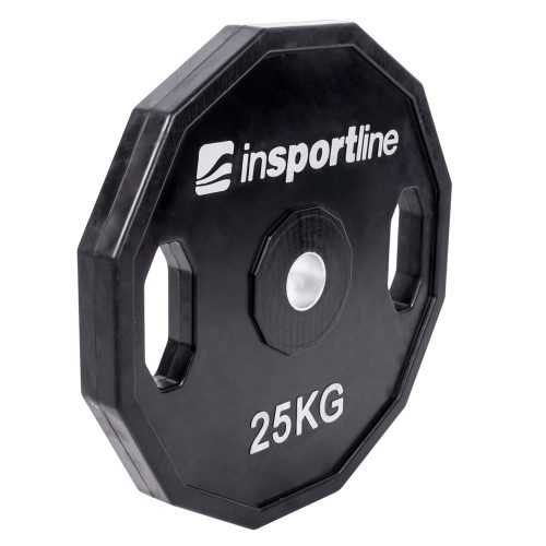Gumírozott súlyzótárcsa inSPORTline Ruberton 25 kg Insportline