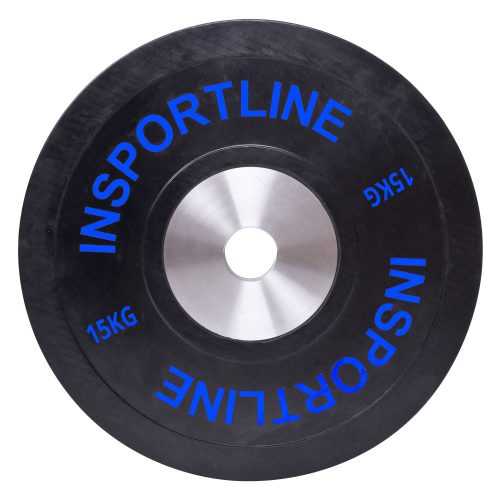 Gumis súlytárcsa inSPORTline Bumper Plate 15 kg Insportline