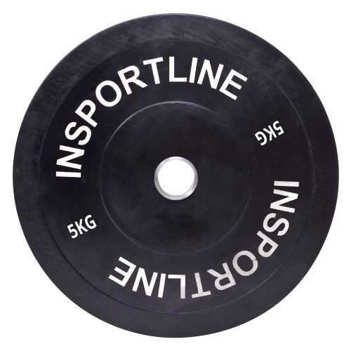 Gumis súlytárcsa inSPORTline Bumper Plate 5 kg Insportline