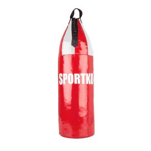 Gyerek boxzsák SportKO MP8 24x70 cm  piros-fehér Sportko