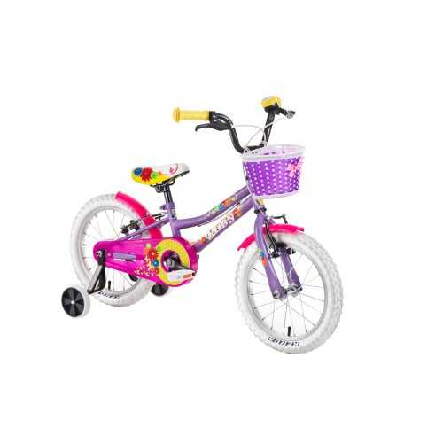 Gyerek kerékpár DHS Daisy 1404 14" - 2019 modell  lila Dhs