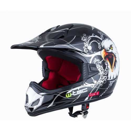 Gyermek bukósisak W-TEC V310  fekete  S (49-50) W-tec