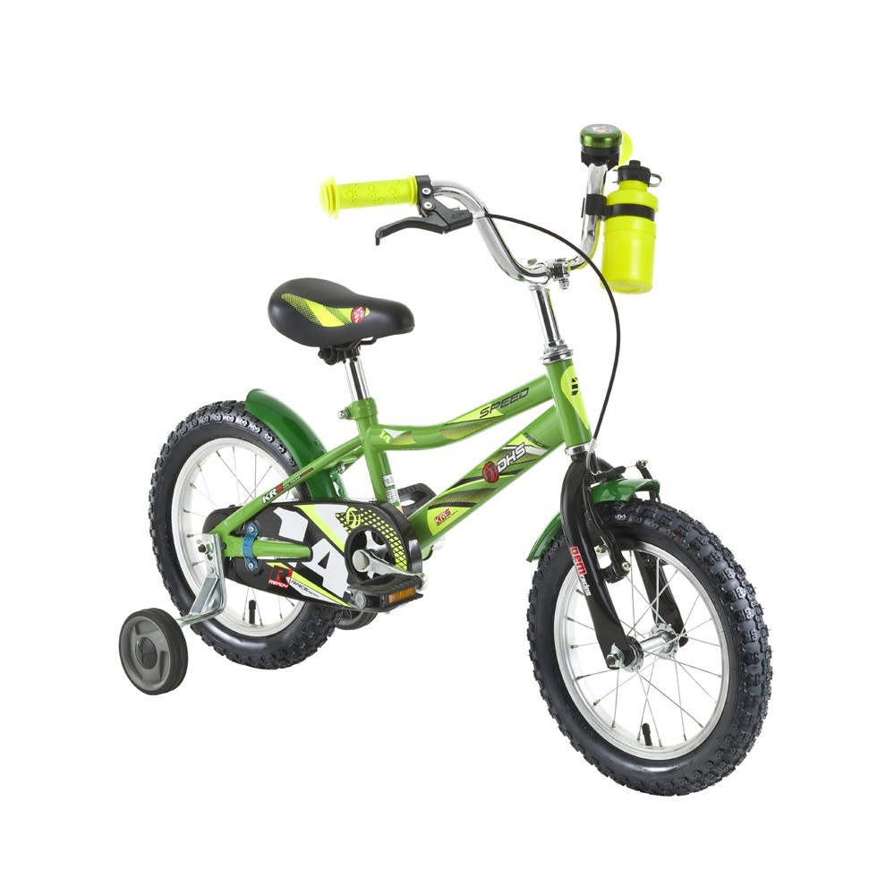Gyermek kerékpár DHS Speed 1401 14" - 2017 modell  zöld Dhs