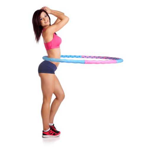 Hula hoop karika inSPORTline Weight Magnetic 110 cm Insportline