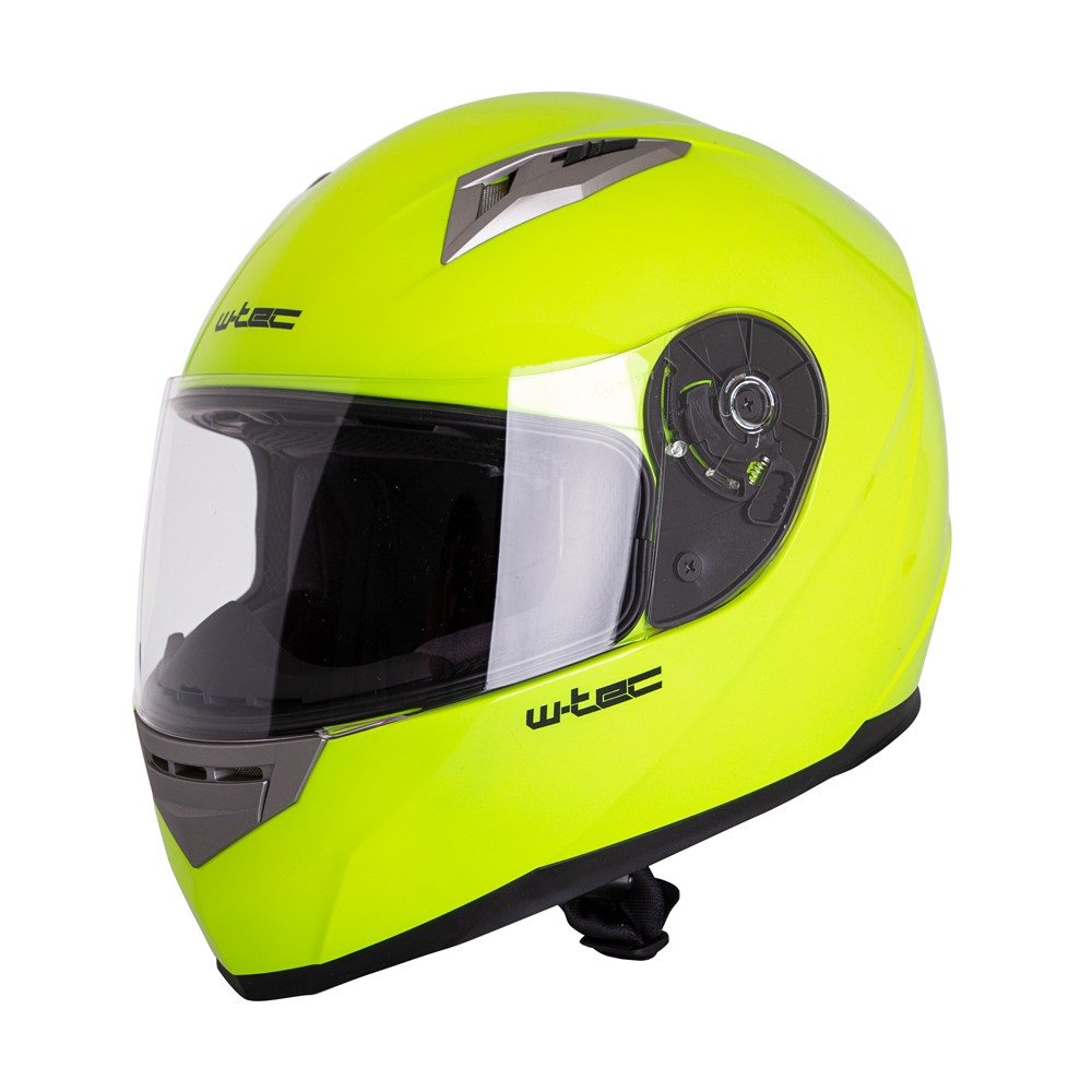 Integrált bukósisak W-TEC V158  fluo sárga  S (55-56) W-tec