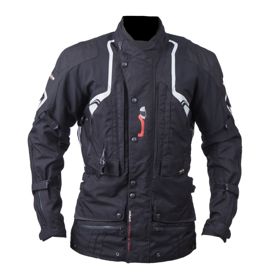 Légzsákos kabát Helite Touring Textile  fekete  4XL Helite