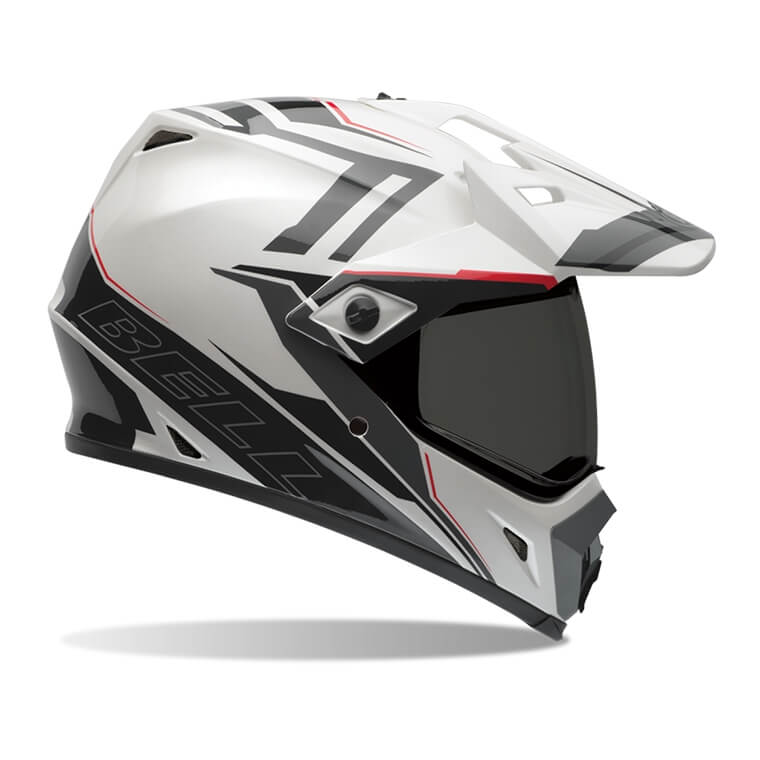 Motokrossz sisak BELL MX-9 Adventure  Barricade White  XS (53-54) Bell