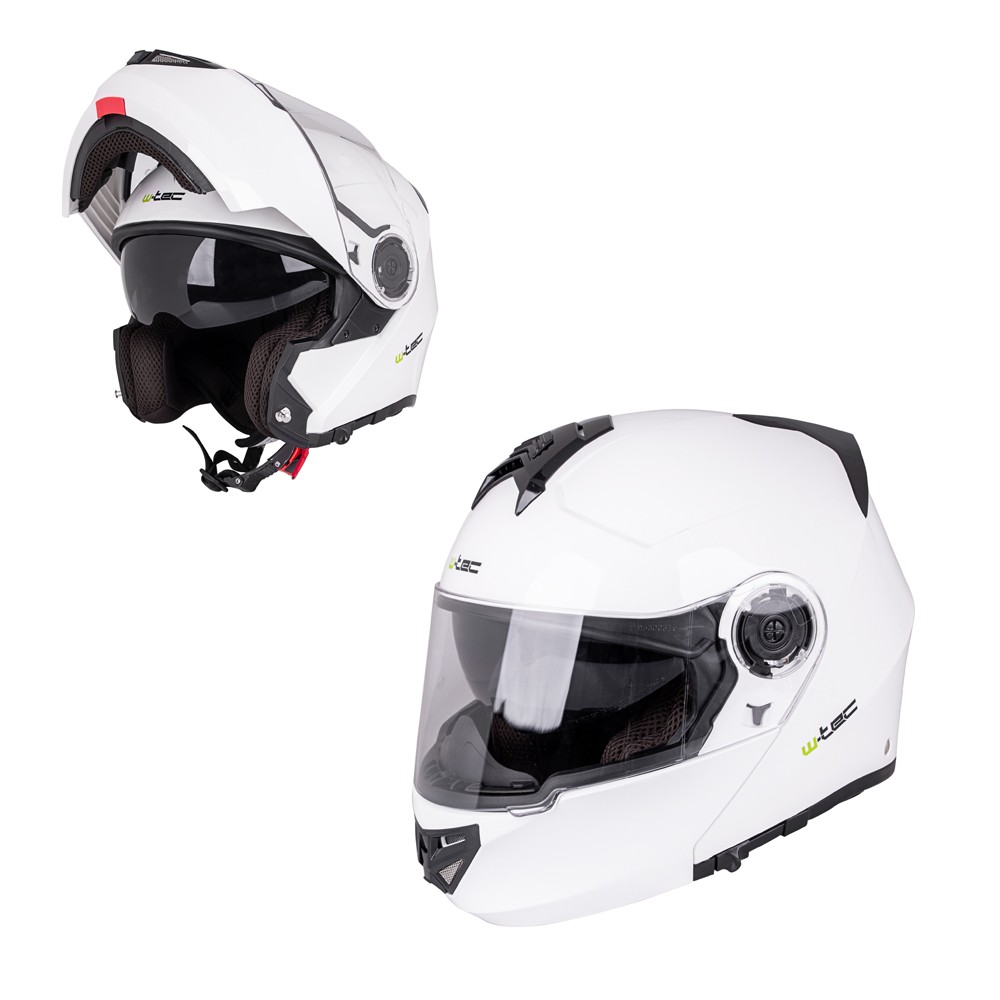 Motoros bukósisak W-TEC V270  fehér  XL(61-62) W-tec