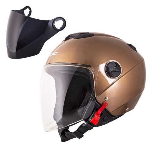 Motoros bukósisak W-TEC Yucato  barna  XL(61-62) W-tec