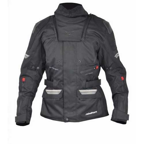Motoros kabát Rebelhorn Cubby II  fekete  3XL Rebelhorn