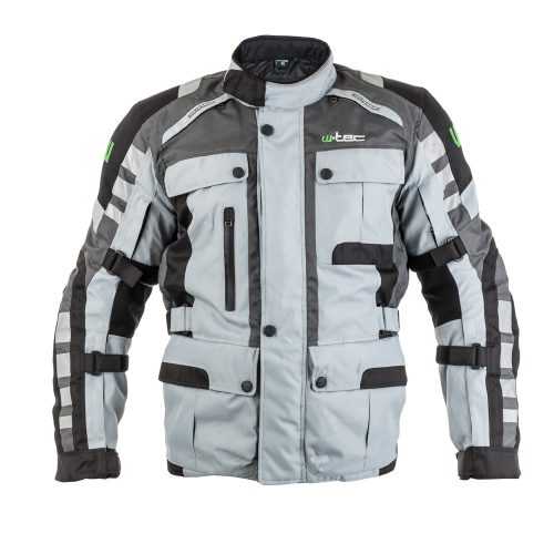 Motoros kabát W-TEC Avontur  szürke-fekete  4XL W-tec