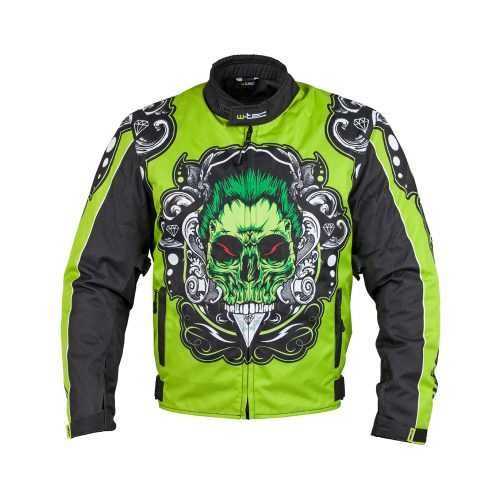 Motoros kabát W-TEC Daemon  zöld mintás  XXL W-tec