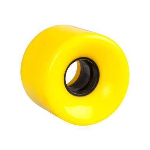 Műanyag gördeszka kerék 60*45 mm  sárga Worker