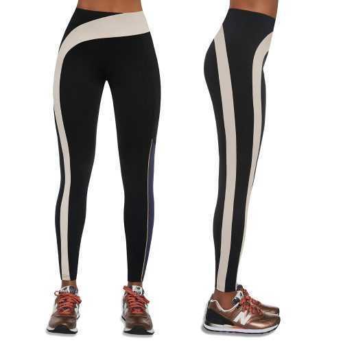 Női leggings BAS BLACK Flow  fekete/krém  L Bas black