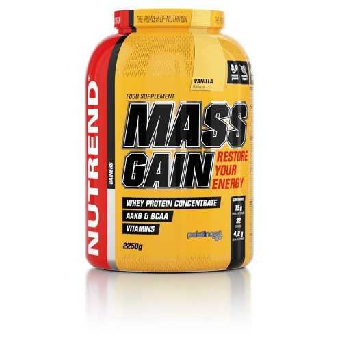 Por koncentrátum Nutrend Mass Gain 2250g  eper Nutrend