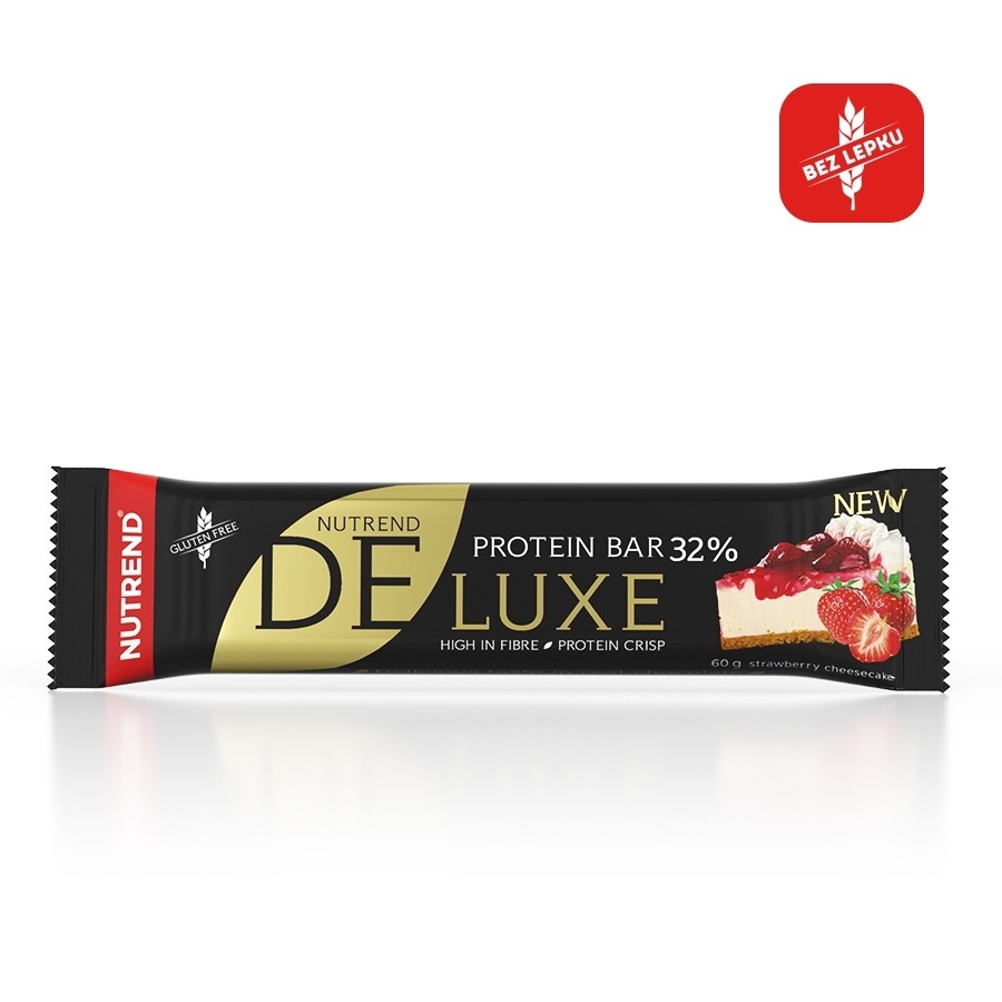 Protein szelet Nutrend Deluxe 60 g  epres sajttorta Nutrend