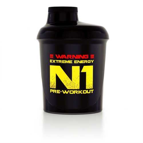 Shaker Nutrend 300 ml  fekete N1 Nutrend