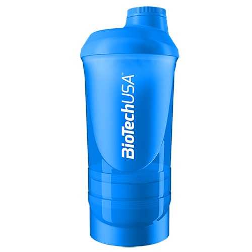 Shaker Wave+ kék 600ml (+200 +150) Biotech